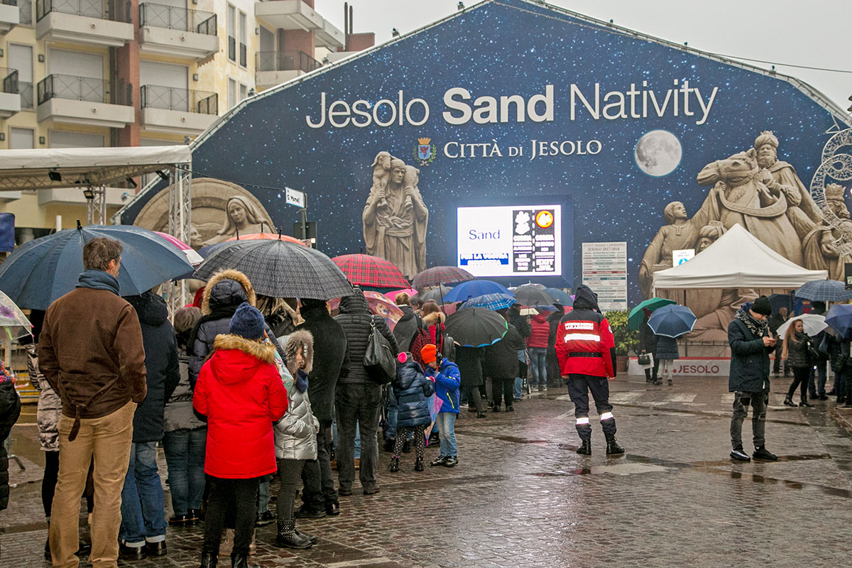 Jesolo Sand Nativity Inaugurazione 1