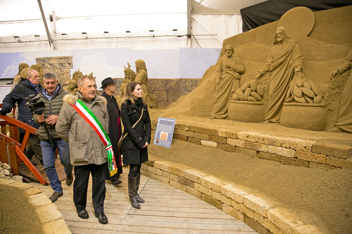 Jesolo Sand Nativity Inaugurazione 16