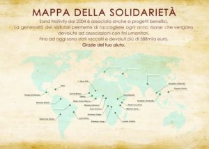 Jesolo Sand Nativity mappa solidarieta