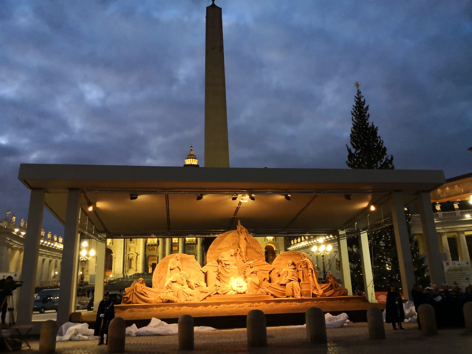 Sand Nativity Piazza San Pietro Roma