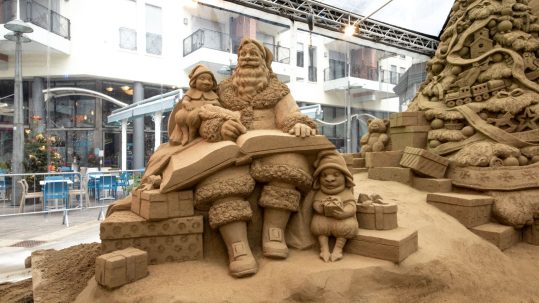 Jesolo Sand Nativity scultura Natale piazza Marconi