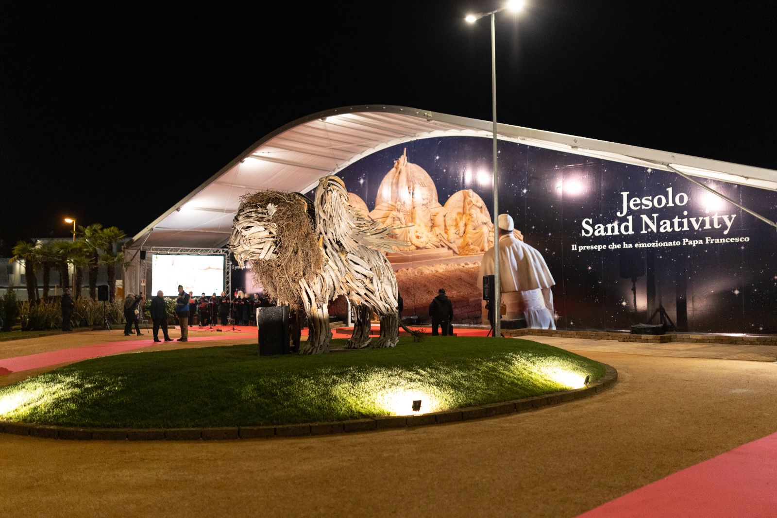 Inaugurazione di Jesolo Sand Nativity 2022