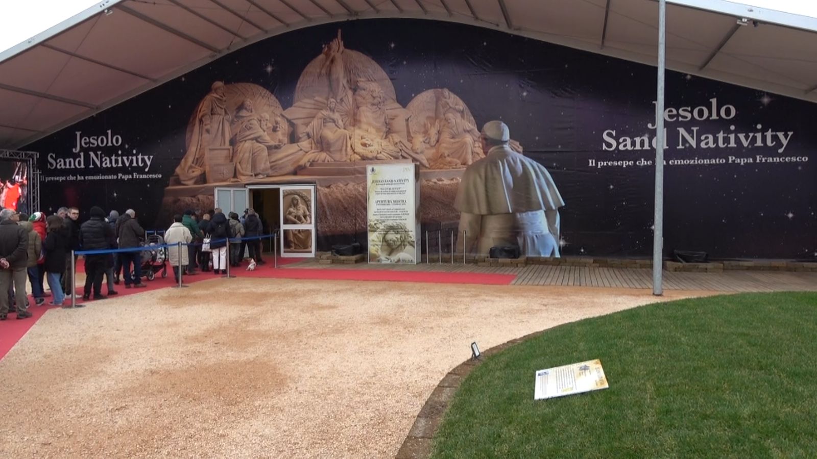 Boom di visitatori a Jesolo Sand Nativity nel weekend di Natale.