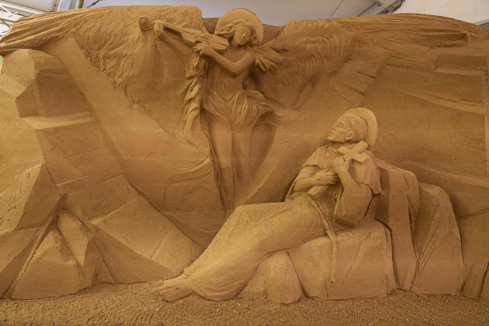 Gli angeli suonano per lui - Helena Bangert - Jesolo Sand Nativity